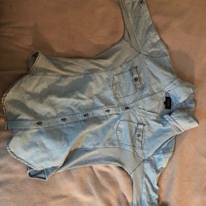 CISONO-denim collection top